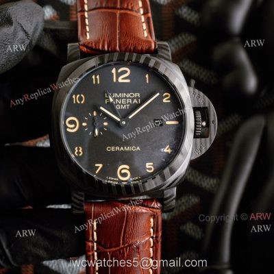 Panerai Luminor GMT All Black Replica Watch 44mm 1