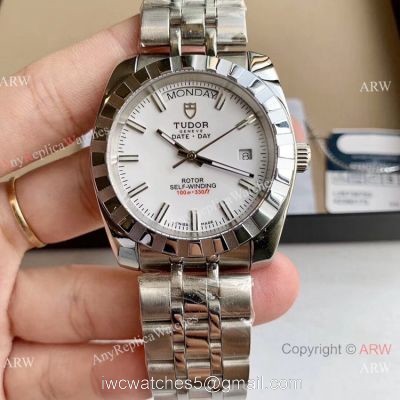 Copy TUDOR Glamour Date+Day Watch m56000 White Dial Watches 1