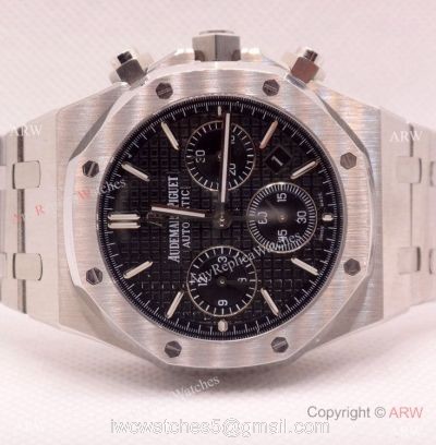 Swiss 7750 Audemars Piguet Royal Oak Replica Watch Black Dial 1