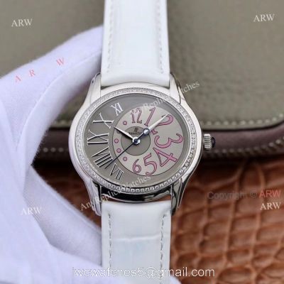 Swiss Quality Replica Audemars Piguet Millenary Stainless Steel Diamond Watch 1