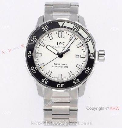 JVS Factory IWC Aquatimer Automatic 2000 Stainless Steel White Replica Watch 2022 New! 1