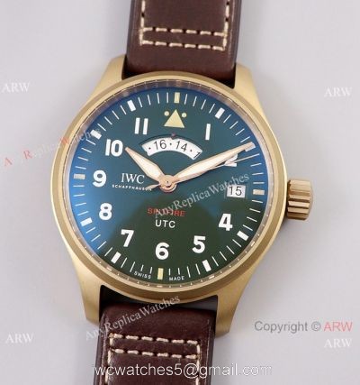 ZF Replica IWC Pilots Watch UTC Spitfire Edition MJ271 IW327101 1