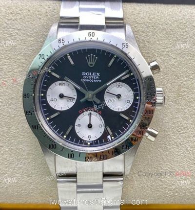 Swiss Replica Rolex Paul Newman Daytona A7750 Stainless Steel Watch Vintage Rolex Wrist 1