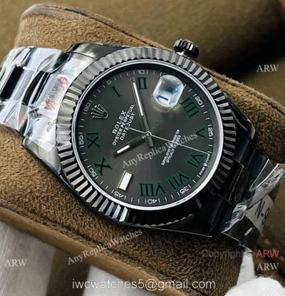 Swiss Copy Rolex Datejust II &8216;Black Venom Green Romand Dial 41mm DR Factory 2824 Movement 1