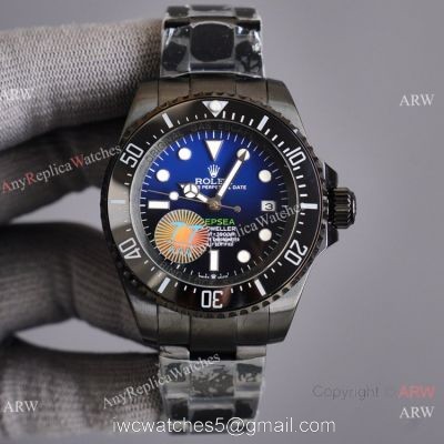 Swiss Quality Rolex Deepsea Solid Black 44mm Watch Citizen 8215 Movement 1