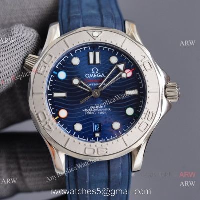 Swiss Quality Omega Seamaster Nekton Diver 300m Blue Dial Watches 42mm 1