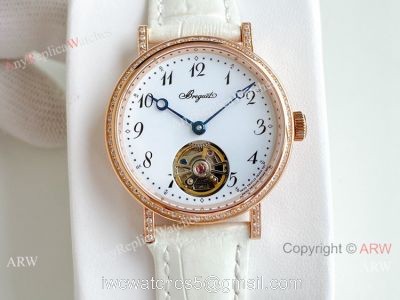 New Copy Breguet Classique Flying Tourbillon Yellow Gold Watch 32mm 1