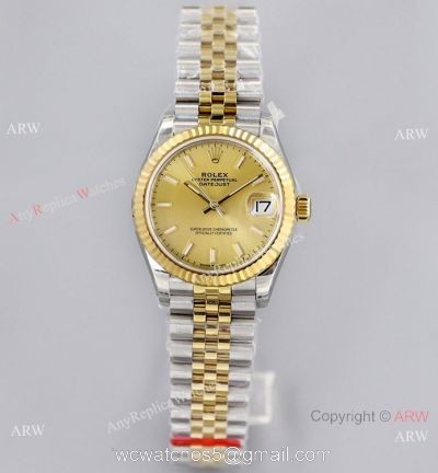 (EW)Swiss Grade Rolex 31-Datejust Jubilee Watch Champagne Dial 1