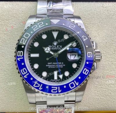 Clean Factory Best Rolex GMT Master ii Batman 2021 Copy Watch Swiss 3186 Movement 1