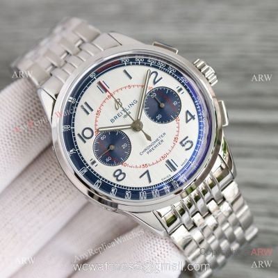 Swiss Breitling Premier B01 Bentley Limited Edition BLS Asia 7750 Blue Arabic Watch AAA Copy 1