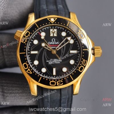 Swiss Quality Omega James Bond Limited Edition 300m Watch Citizen 8215 Rubber Strap 1