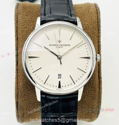 MK Factory V4 Vacheron Constantin Patrimony 9015 Watch White Dial 1