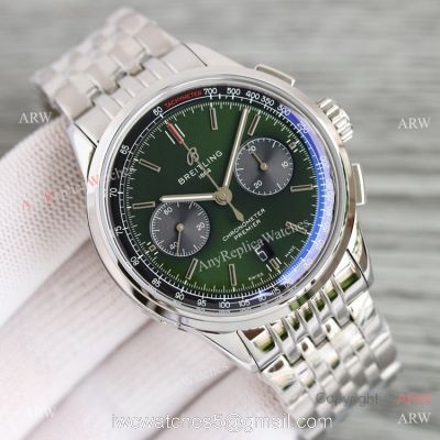 Swiss Breitling Premier B01 Bentley British Racing Green BLS Asia 7750 Chronograph Watch AAA Copy 1