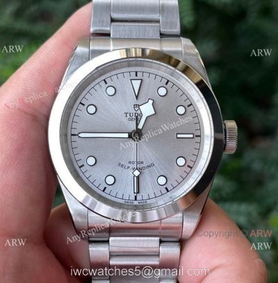 Swiss Replica Tudor Black Bay Cal.2824 Stainless Steel Silver Dial Watch 41mm 1
