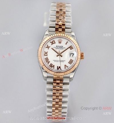 (EW)Swiss Copy Rolex Lady-Datejust 31mm 2-Tone Rose Gold Jubilee Bracelet 1