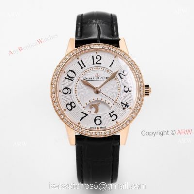 GF facytory High Quality Replica Rose Gold Jaeger Lecoultre Womens Watch 34mm 1