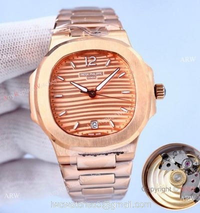 Swiss Quality Patek Philippe Nautilus 7118 All Rose Gold Watch 40mm 1