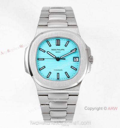 PPF Factory Swiss Patek Philippe Nautilus Tiff any 170th anniversary limited edition Watch 40mm 1