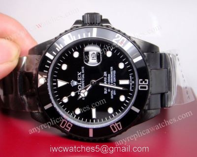 High Quality Replica Rolex Submariner Ceramic Bezel 40mm Watch All Black Rolex 1
