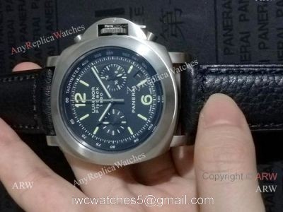 High Quality Panerai Flyback Chronograph Watch Black Dial 1
