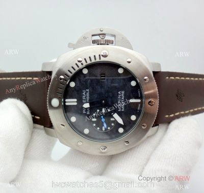 Copy Panerai Luminor Submersible Marina Militare Men Watch Gray Dial 1