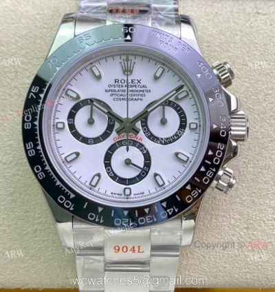 Swiss Copy Rolex Daytona A7750 Chronograph Watch Panda Dial Stainless Steel Case 1