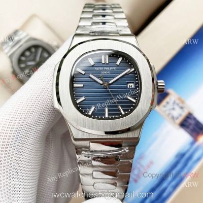 Swiss Quality Patek Philippe Nautilus 5711 Citizen 8215 Stainless Steel Blue Watches 1