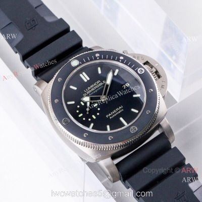 (VS) Swiss Panerai Luminor 1950 47 Submersible Titanium Watch Best Replica 1
