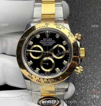 Better Factory BTF Cal.4130 Rolex Daytona 40mm Two Tone Black Watch 1