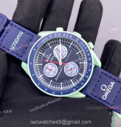 2022 New! Swatch x Omega Bioceramic Moonswatch Mission to Earth for Sale 1