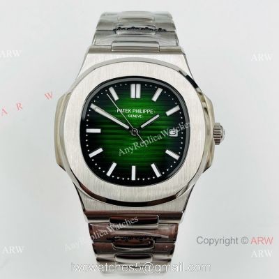 New Copy Patek Philippe Nautilus Olive Green Automatic Watch 42mm 1