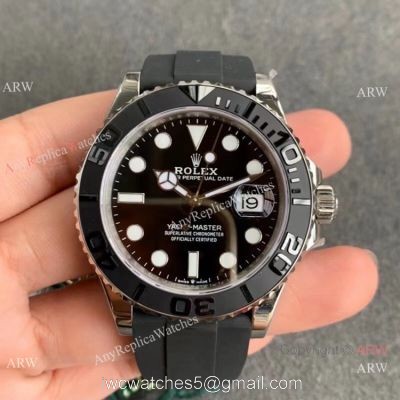 (JVS Factory) Rolex Yacht-master 42mm Oysterflex Strap JVS Swiss 3235 Movement 1