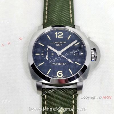 Copy Panerai PAM00535 GMT Watch Green Recycled PET Nylon Strap 1