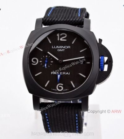2021 New! VSF Swiss Panerai Luminor GMT Bucherer Blue PAM 1176 Watch Ceramic Case 1