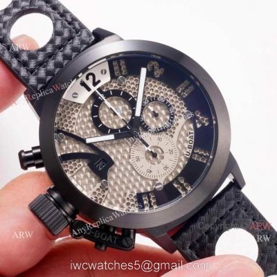 2020 NEW! U-Boat Classico U-8060 Replica Watch Black Chronograph 1