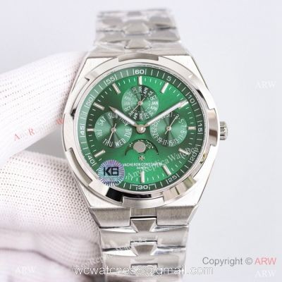 Swiss Vacheron Constantin Overseas 4300v Perpetual Calendar Watch Olive Green Dial 41.5mm 1