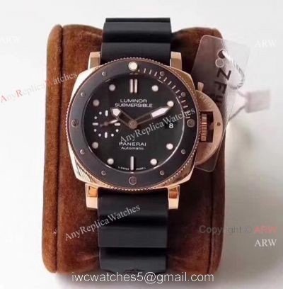 ZF Factory Panerai Pam684 Luminor Submersible 1950 P.9010 Watch 42mm Rose Gold 1
