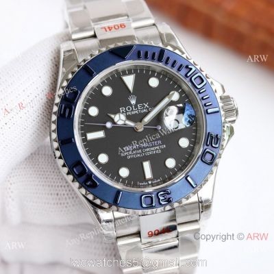 Swiss AAA Replica Rolex Yacht-master New Blueberry bezel Watch 40mm 1
