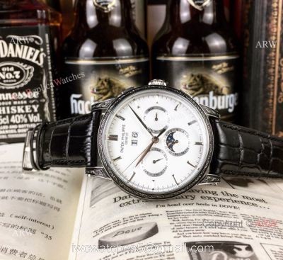 Fake Patek Philippe Geneve Complications 43mm Watch Tattoo case 1
