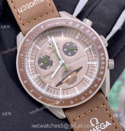 2022 new! AAA Replica Swatch x Omega &8216;Mission Mercury Moonswatch Bioceramic Case Swiss Quartz 1