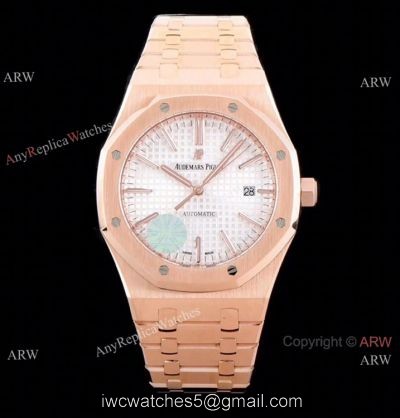 Grade 1A Replica Audemars Piguet Royal Oak JF v5 Version Rose Gold Watch 41mm 1