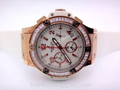 Hublot Geneve Big Bang Replica Watches w Diamond Bezel 41mm For Sale 1