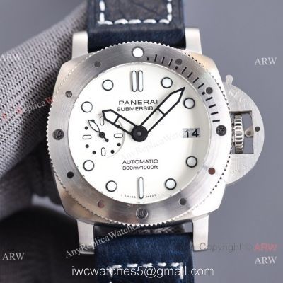 New Knockoff Panerai PAM01223 Submersible 42mm Watch White Dial 1