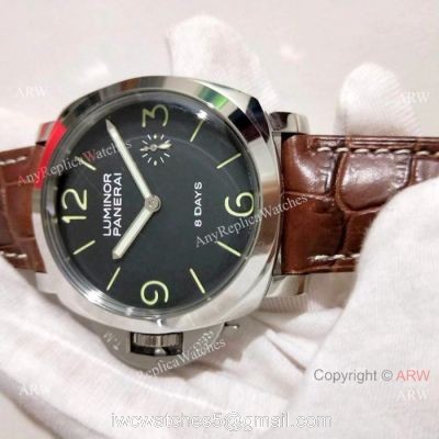 Copy Panerai PAM 368 Luminor 8 Days Black dial Watch Officine Panerai AAA watch 1