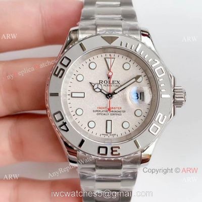 Noob Rolex Watches Copy Yacht-Master Gray Face 40mm Watch 1