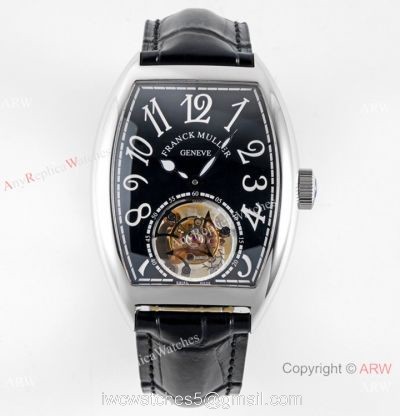 AB Factory Franck Muller Cintree Curvex Imperial Tourbillon Watch Ss Black Dial 1