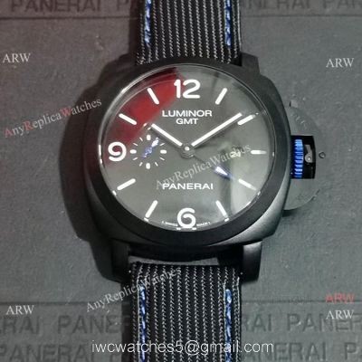 Clone Panerai Luminor GMT &8216;Bucherer Blue PAM 1176 Watch Blacksteel 1