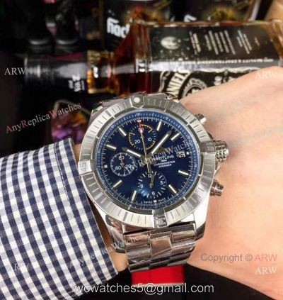 Copy Breitling Super Avenger II Chronograph Watch Blue Dial 1