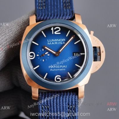 Clone Panerai Luminor Marina Guillaume Nery Edition Pam 1122 Watch Rose Gold Case 44mm 1