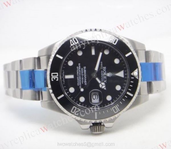 Upgraded Version Extra Large 41mm Rolex Submariner Watches SS Black Ceramic Bezel 1